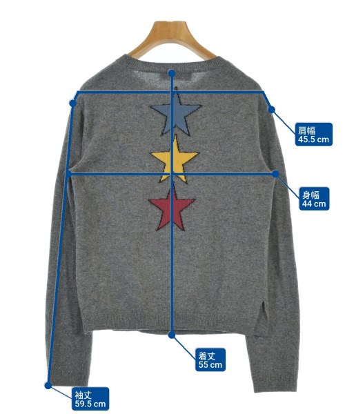 VALENTINO（ヴァレンティノ）カーディガン グレー サイズ:S レディース/2200672469213