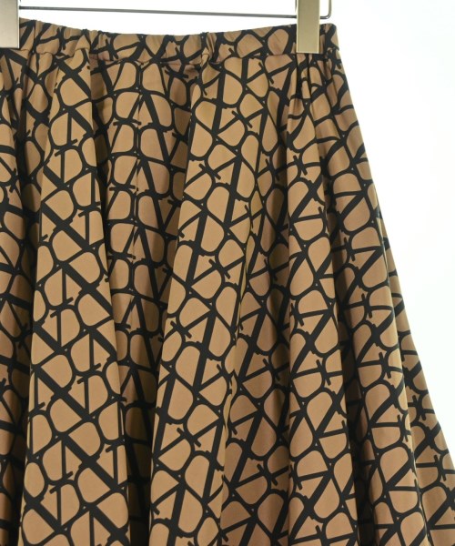 VALENTINO（ヴァレンティノ）ひざ丈スカート 茶 サイズ:40(M位) レディース/2200672911521