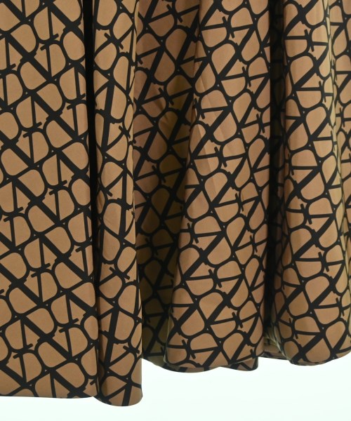 VALENTINO（ヴァレンティノ）ひざ丈スカート 茶 サイズ:40(M位) レディース/2200672911521