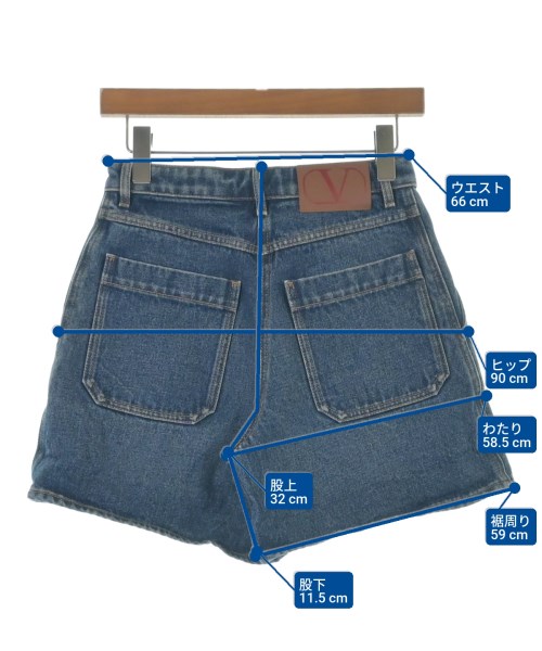 VALENTINO（ヴァレンティノ）ショートパンツ 青 サイズ:40(M位) レディース/2200672911569