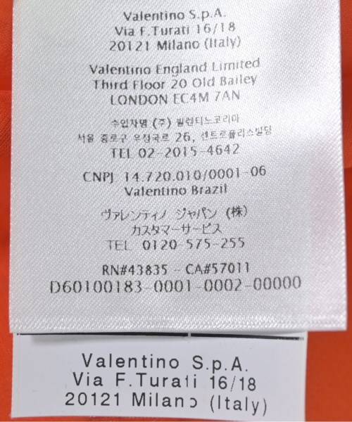 VALENTINO（ヴァレンティノ）ワンピース オレンジ サイズ:40(M位) レディース/2200677842011
