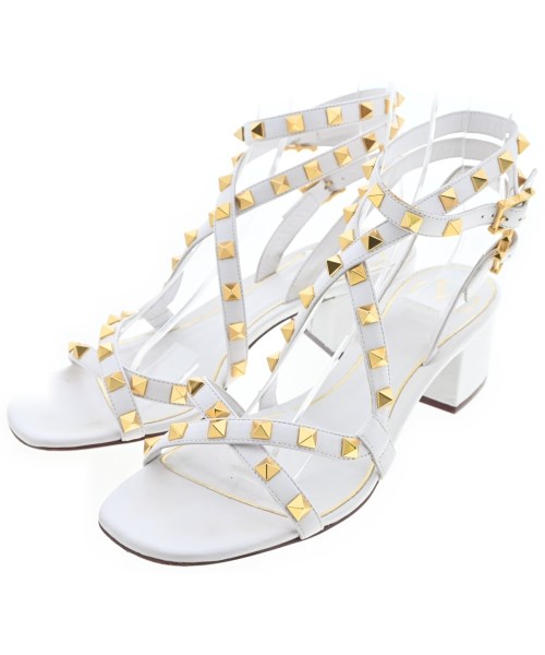 VALENTINO(ヴァレンティノ)サンダル 白 サイズ:EU37 1/2(24cm位)/2200691298153