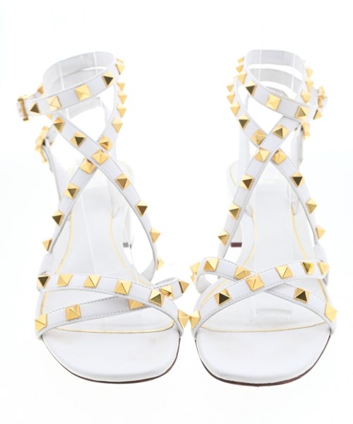 VALENTINO（ヴァレンティノ）サンダル 白 サイズ:EU37 1/2(24cm位) レディース/2200691298153