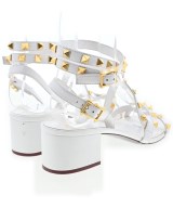 VALENTINO（ヴァレンティノ）サンダル 白 サイズ:EU37 1/2(24cm位) レディース/2200691298153