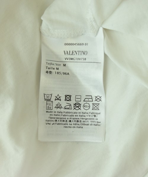 VALENTINO（ヴァレンティノ）Tシャツ・カットソー 白 サイズ:M メンズ/2200698986176