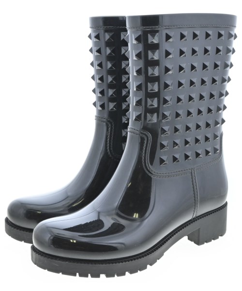 VALENTINO(ヴァレンティノ)レインシューズ 黒 サイズ:EU37(23.5cm位)/2200701375362