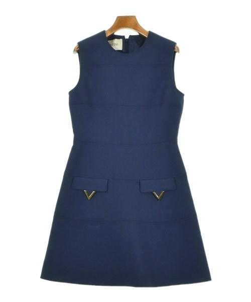 VALENTINO(ヴァレンティノ)ワンピース 紺 サイズ:42(M位)/2200698544420