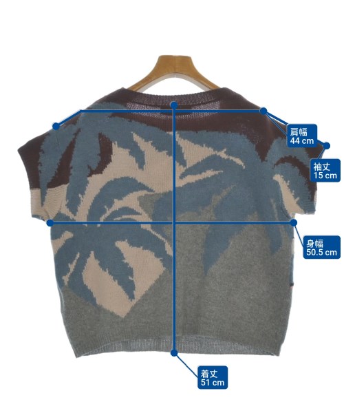 VALENTINO（ヴァレンティノ）ニット・セーター グレー サイズ:XS レディース/2200657078010