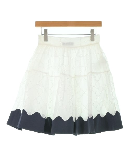 VALENTINO（ヴァレンティノ）ミニスカート 白 サイズ:38(S位) レディース/2200657078133