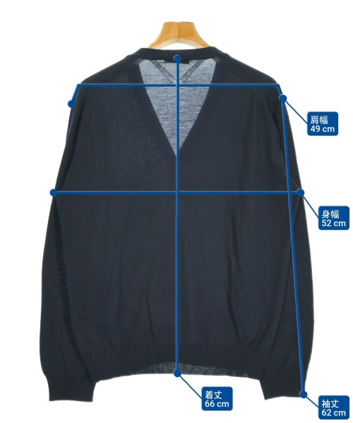 VALENTINO（ヴァレンティノ）カーディガン 紺 サイズ:XL メンズ/2200646098029