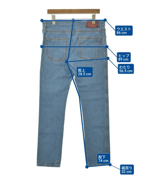 VALENTINO（ヴァレンティノ）デニムパンツ 青 サイズ:30(M位) メンズ/2200646994024