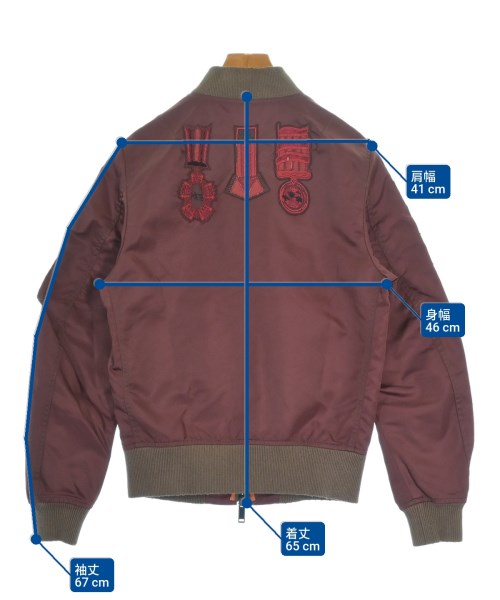 VALENTINO（ヴァレンティノ）ミリタリーブルゾン 赤 サイズ:44(S位) メンズ/2200641625015