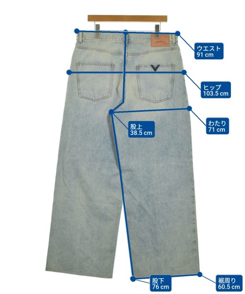 VALENTINO（ヴァレンティノ）デニムパンツ 青 サイズ:34(XL位) メンズ/2200650590090