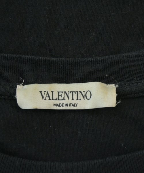 VALENTINO（ヴァレンティノ）Tシャツ・カットソー 黒 サイズ:M メンズ/2200652452396