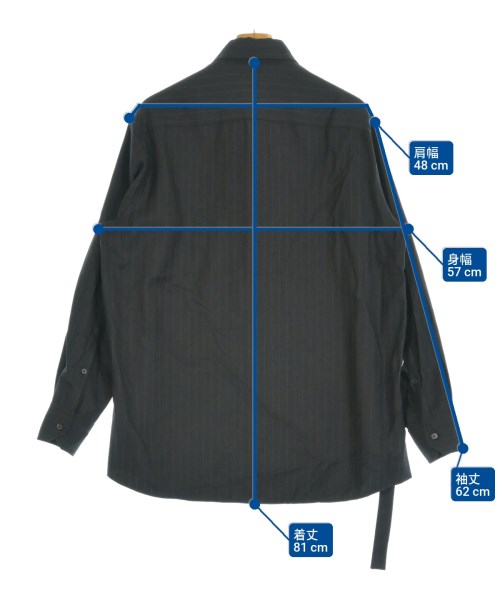 VALENTINO（ヴァレンティノ）カジュアルシャツ 黒 サイズ:39(M位) メンズ/2200652612073