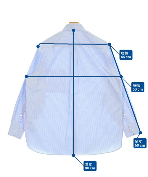 VALENTINO（ヴァレンティノ）カジュアルシャツ 青 サイズ:39(M位) メンズ/2200652612219