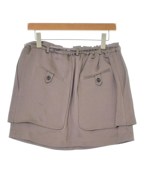 VALENTINO（ヴァレンティノ）ミニスカート 茶 サイズ:42(M位) レディース/2200709797067