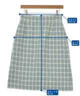 VALENTINO（ヴァレンティノ）ひざ丈スカート 青 サイズ:42(M位) レディース/2200709980186