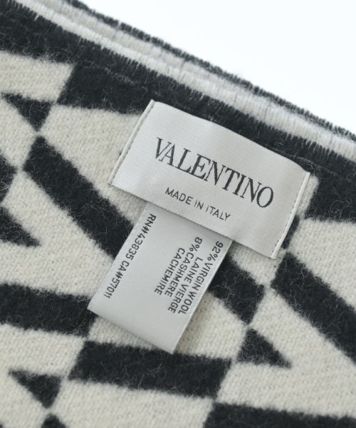 VALENTINO（ヴァレンティノ）マフラー 黒 サイズ:- メンズ/2200664451028