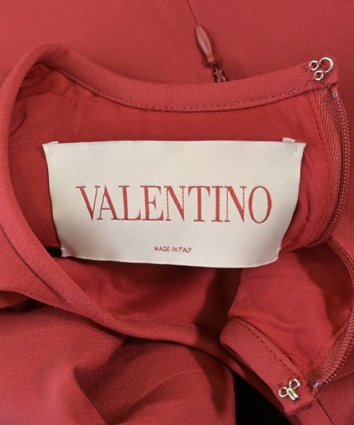 VALENTINO（ヴァレンティノ）ワンピース 赤 サイズ:46(XL位) レディース/2200731520121