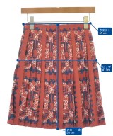 VALENTINO（ヴァレンティノ）ひざ丈スカート 赤 サイズ:36(XS位) レディース/2200732489106