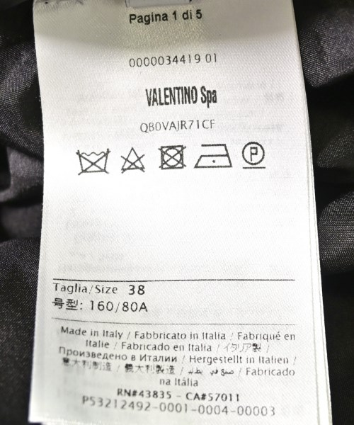 VALENTINO（ヴァレンティノ）ワンピース 黒 サイズ:38(S位) レディース/2200735388017