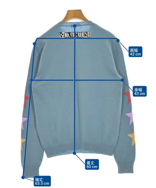VALENTINO（ヴァレンティノ）ニット・セーター 青 サイズ:XS レディース/2200720287097