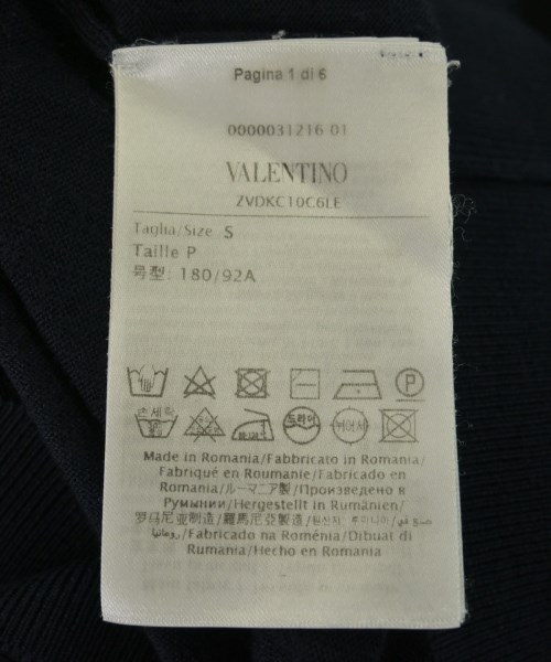 VALENTINO（ヴァレンティノ）ニット・セーター 紺 サイズ:S メンズ/2200721457079