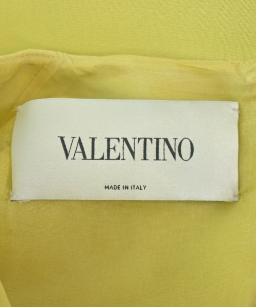 VALENTINO（ヴァレンティノ）ワンピース 黄 サイズ:40(M位) レディース/2200682886154
