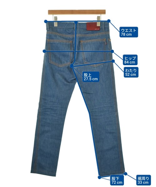 VALENTINO（ヴァレンティノ）デニムパンツ 青 サイズ:27(XS位) メンズ/2200686875062