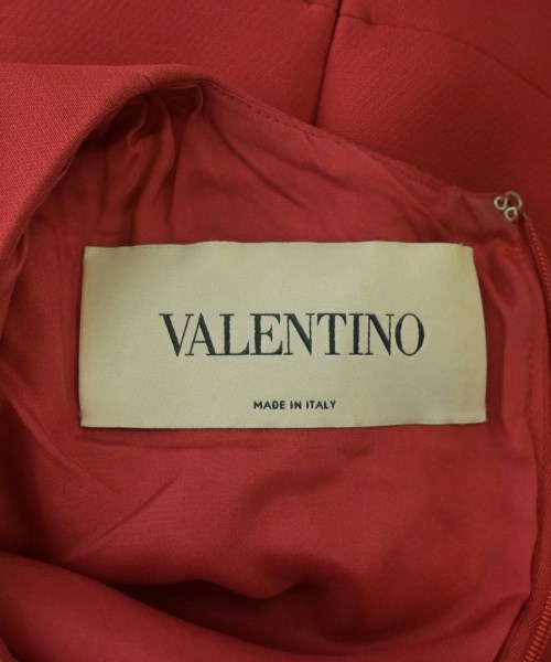 VALENTINO（ヴァレンティノ）ワンピース 赤 サイズ:44(L位) レディース/2200687318179