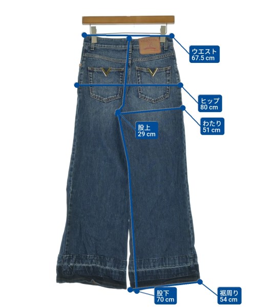 VALENTINO（ヴァレンティノ）デニムパンツ 青 サイズ:25(S位) レディース/2200688367077