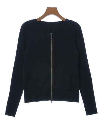 フォクシー　カーディガン　フード　ロゴチャック　ブルー　サイズ38 フォクシー カーディガン フード ロゴチャック ブルー サイズ38