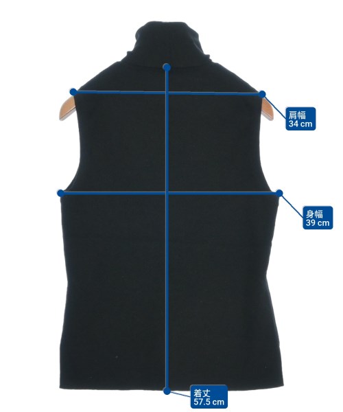 FOXEY（フォクシー）ベスト/ノースリーブ 黒 サイズ:42(M位) レディース/2200634770159