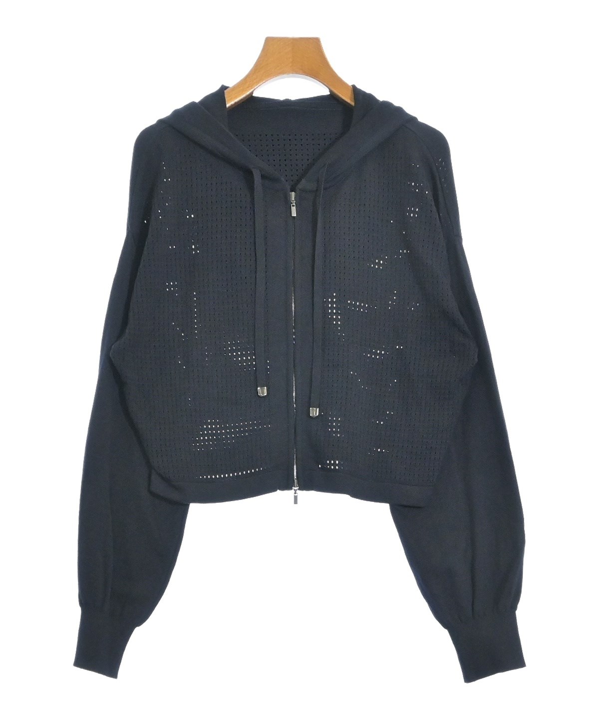 FOXEY（フォクシー）カーディガン 紺 サイズ:40(M位) レディース