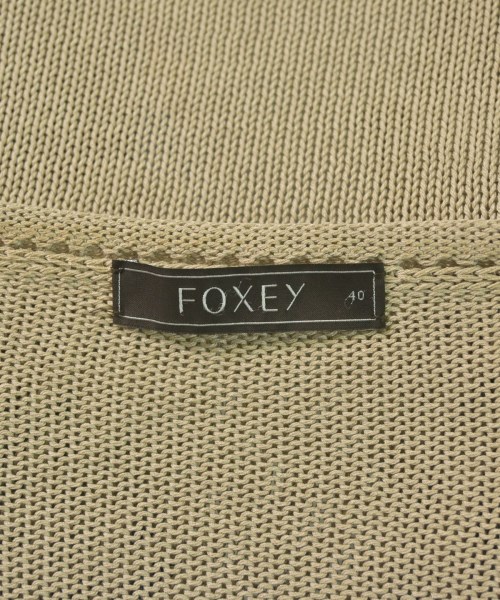 FOXEY（フォクシー）カーディガン ベージュ サイズ:40(M位) レディース/2200630212066