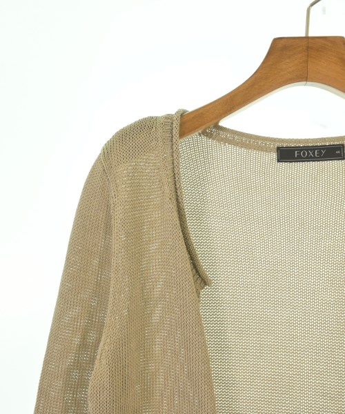 FOXEY（フォクシー）カーディガン ベージュ サイズ:40(M位) レディース/2200630212066