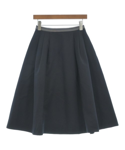 FOXEY（フォクシー）ひざ丈スカート 紺 サイズ:38(S位) レディース/2200630212097