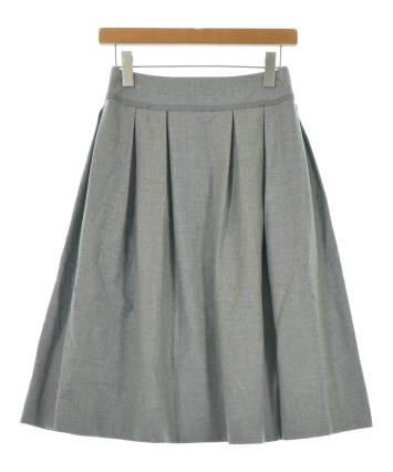 FOXEY（フォクシー）ひざ丈スカート グレー サイズ:38(S位) レディース