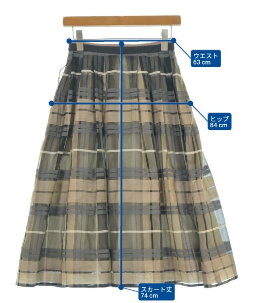 FOXEY（フォクシー）ロング・マキシ丈スカート ベージュ サイズ:38(S位) レディース/2200630212158