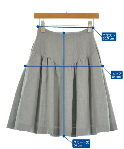 FOXEY（フォクシー）ミニスカート グレー サイズ:38(S位) レディース/2200630483077