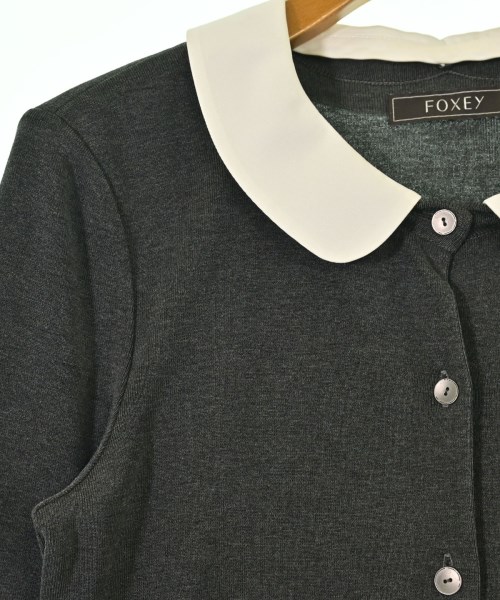 FOXEY（フォクシー）カーディガン グレー サイズ:38(S位) レディース/2200621504033