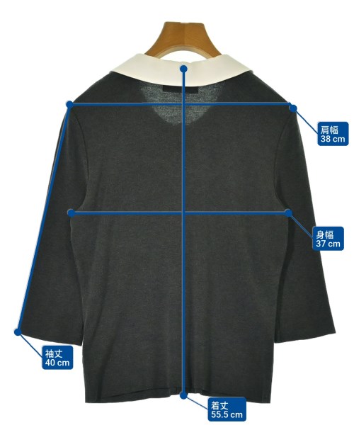 FOXEY（フォクシー）カーディガン グレー サイズ:38(S位) レディース/2200621504033