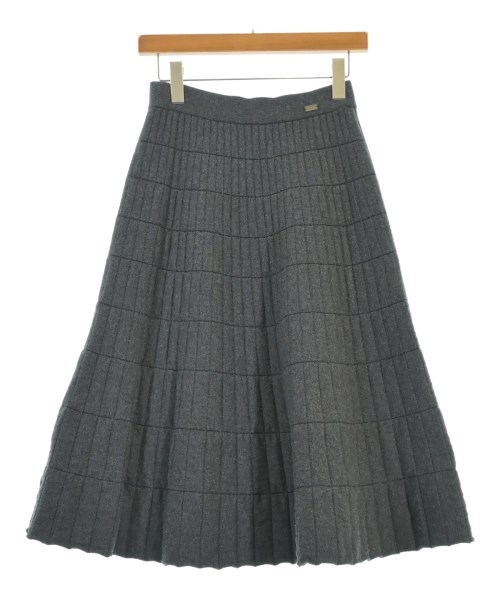 FOXEY(フォクシー)ひざ丈スカート グレー サイズ:38(S位)/2200679819011
