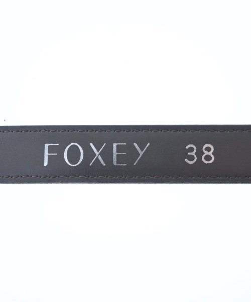 FOXEY（フォクシー）ベルト 茶 サイズ:38 レディース/2200695347048