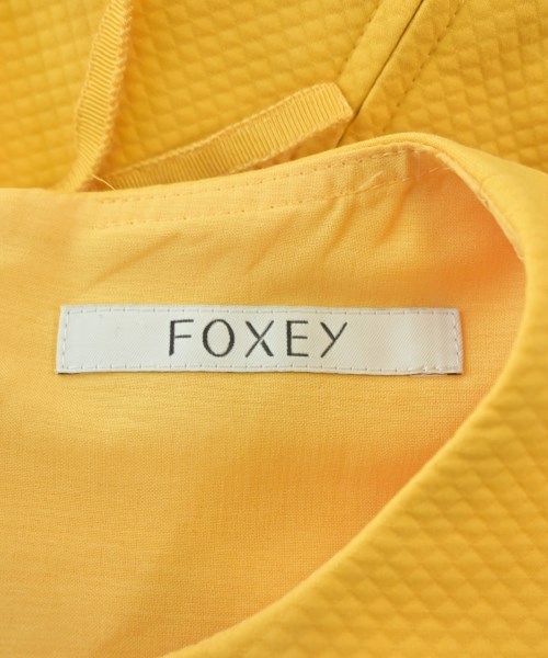 FOXEY（フォクシー）ワンピース 黄 サイズ:38(S位) レディース/2200655264033