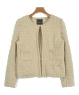 FOXEY（フォクシー）ノーカラージャケット ベージュ サイズ:38(S位) レディース/2200637616041