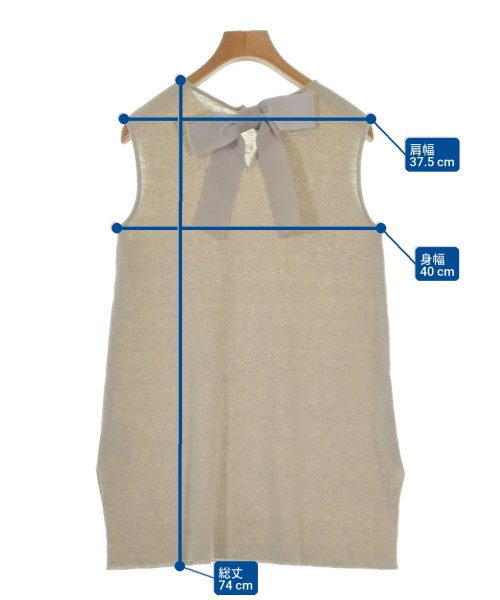 FOXEY（フォクシー）ワンピース ベージュ サイズ:38(S位) レディース/2200646089096