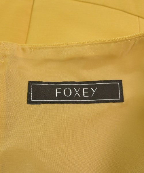 FOXEY（フォクシー）ワンピース 黄 サイズ:38(S位) レディース/2200646089126