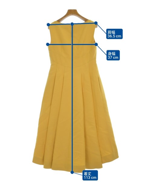FOXEY（フォクシー）ワンピース 黄 サイズ:38(S位) レディース/2200646089126